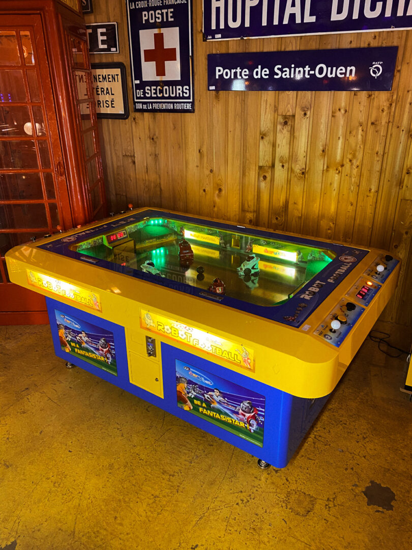 Table de jeux d'arcade vintage