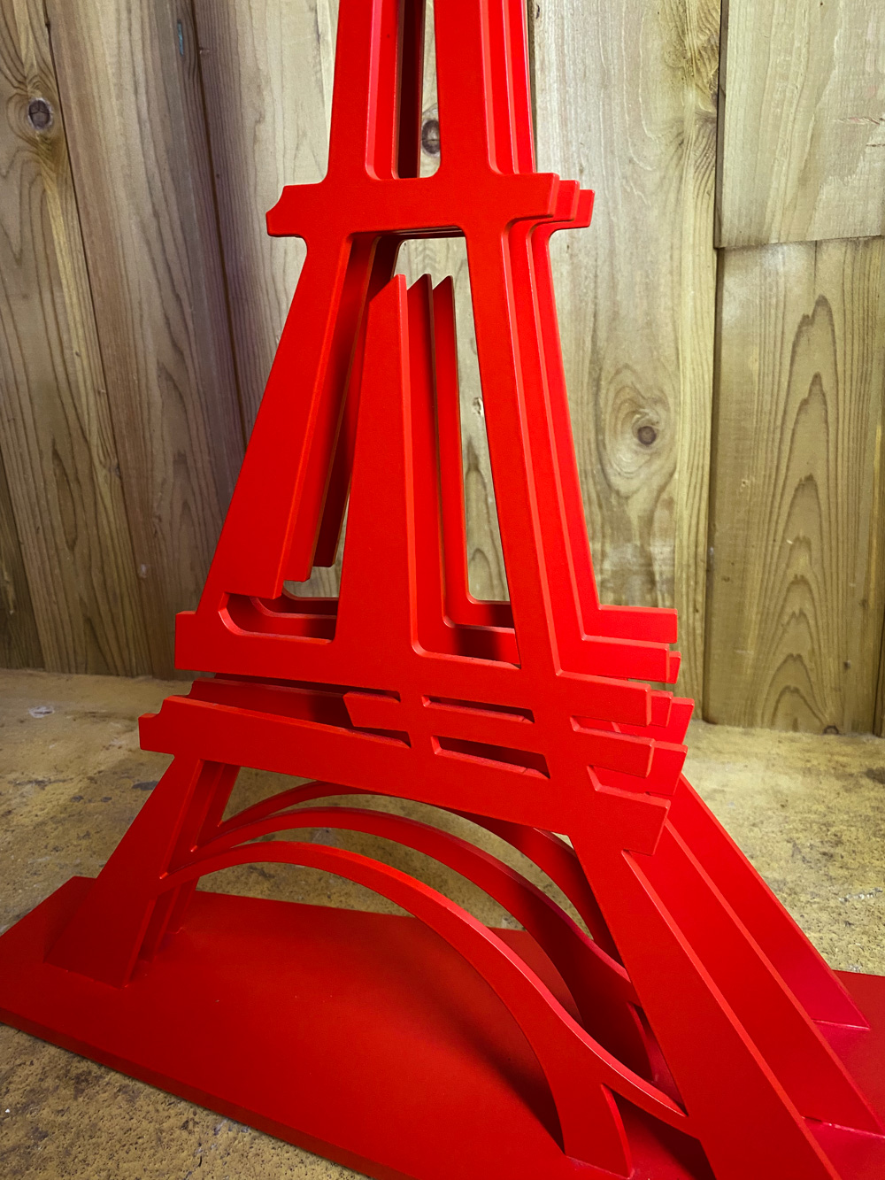 Tour Eiffel déco en acier décapé - Atelier 416