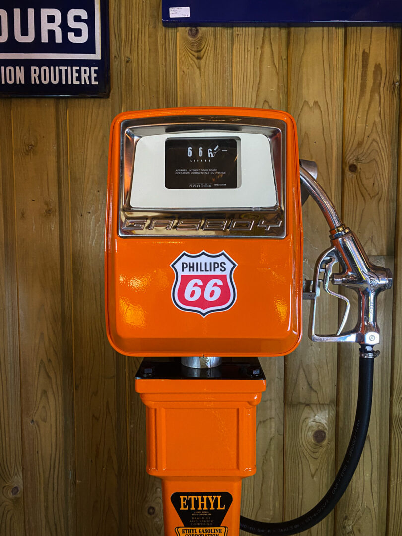 Pompe à essence vintage americaine