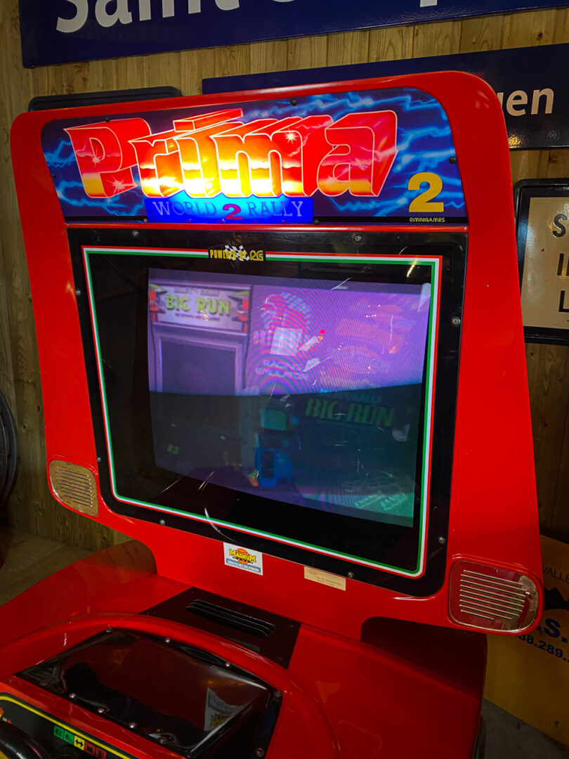 Borne retro gaming arcade ferrari