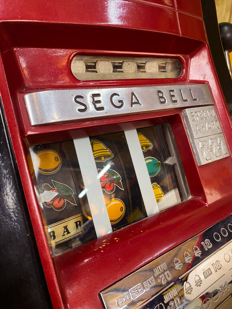 Genuine SEGA BELL slot machine
