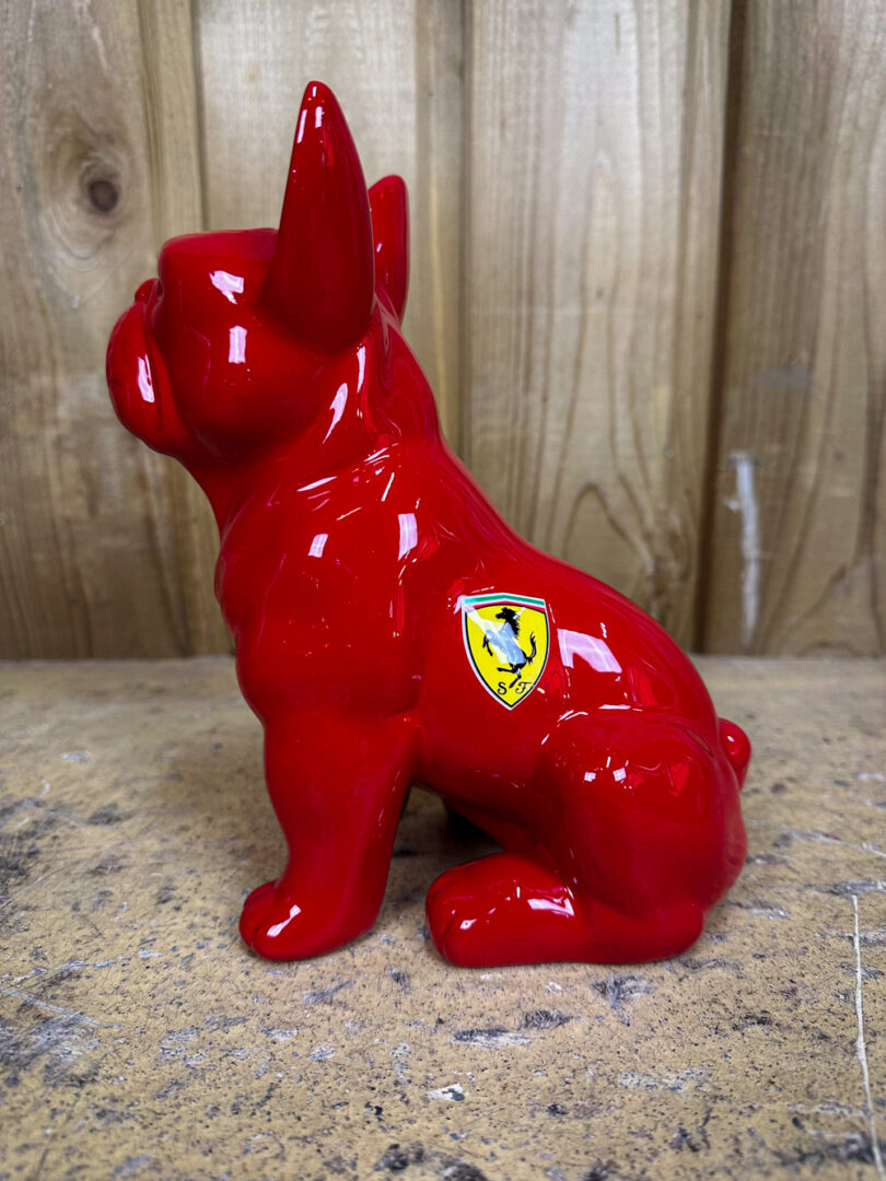 pop art bulldog figurine