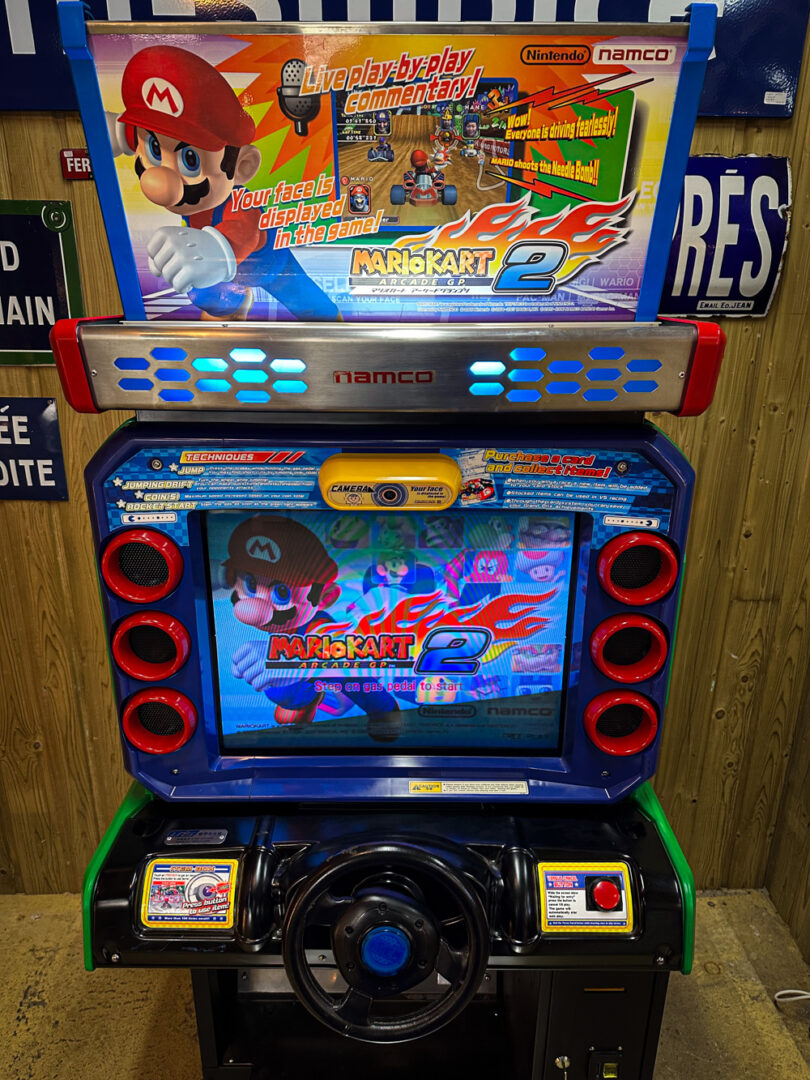 mariokart arcade machine