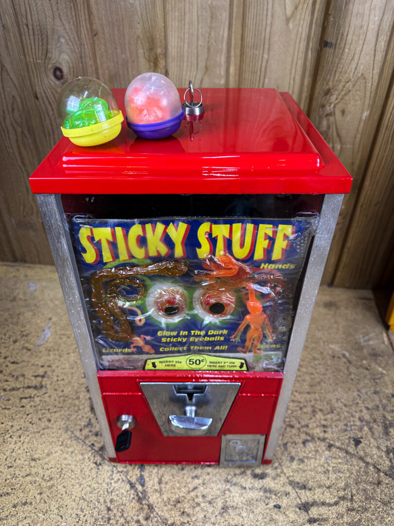 sticky stuff toy dispenser