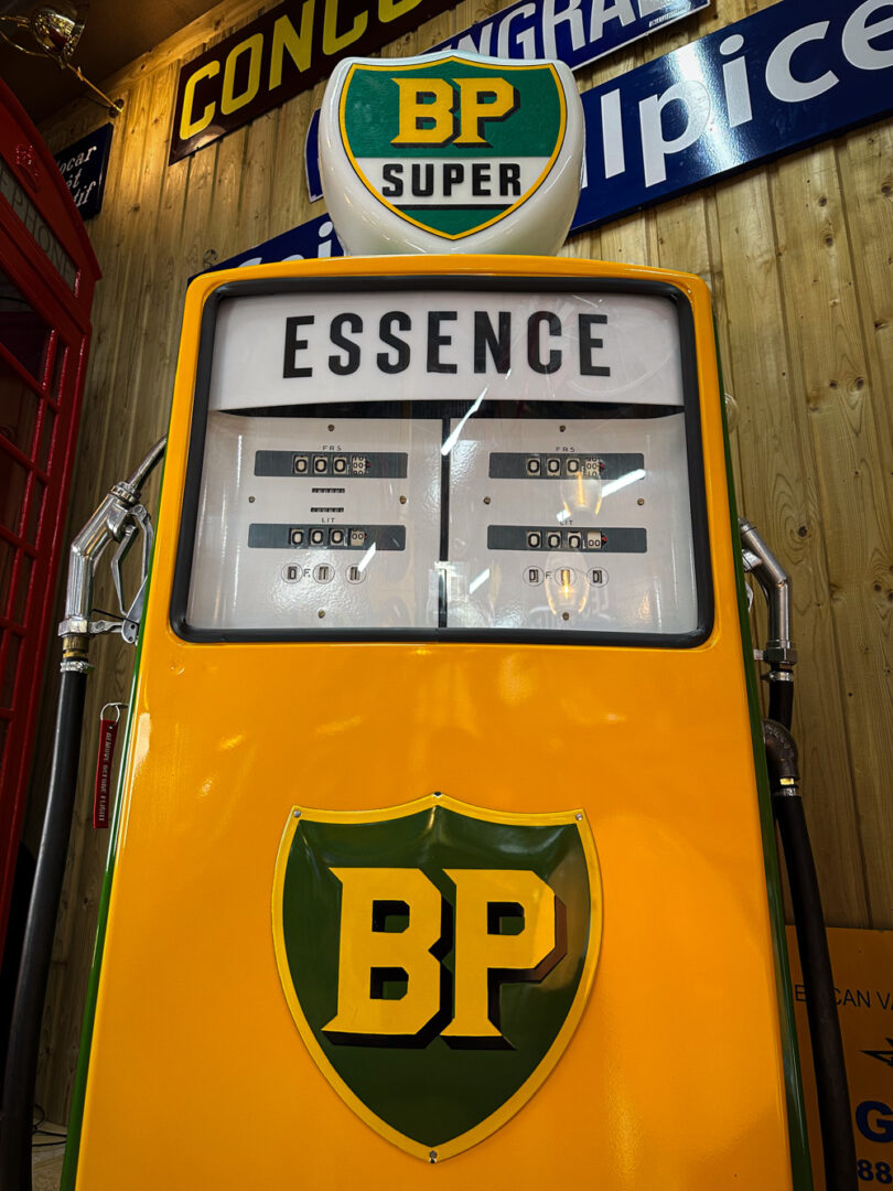 Collector BP gasoline pump