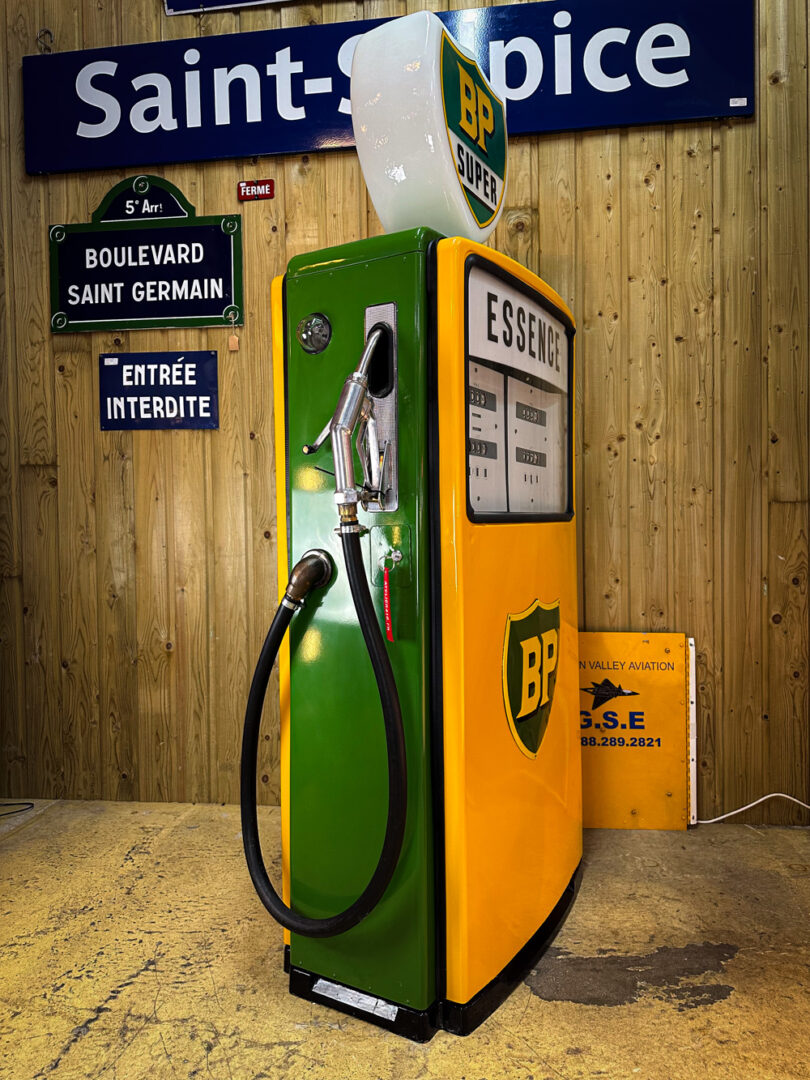 Collector vintage gasoline pump