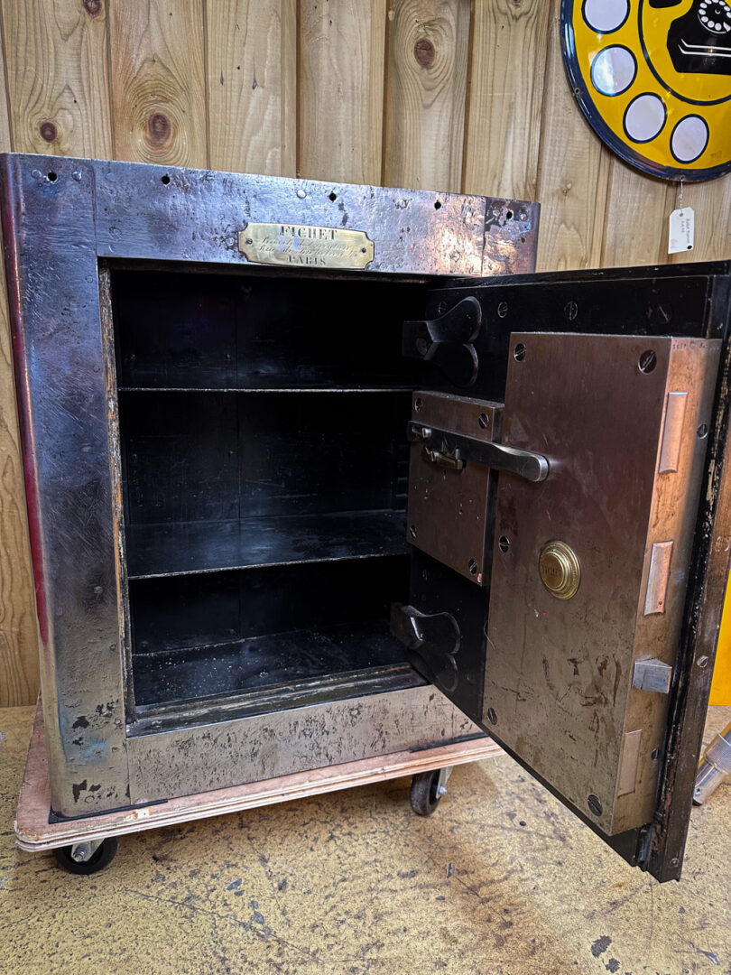 Antique fichet safebox