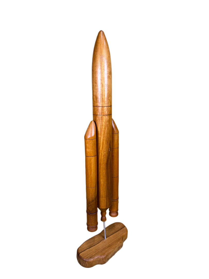 ariane 5 wooden model