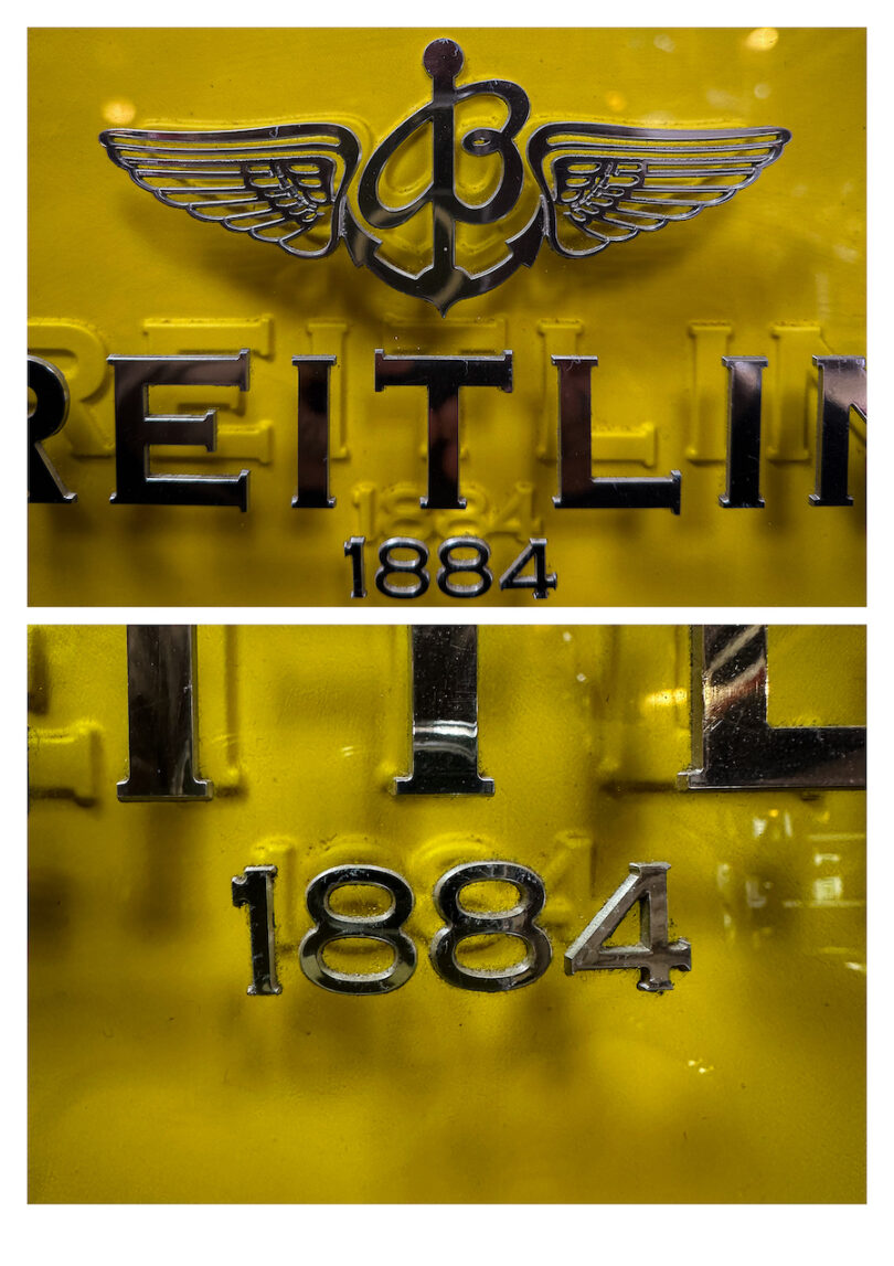 official breitling sign