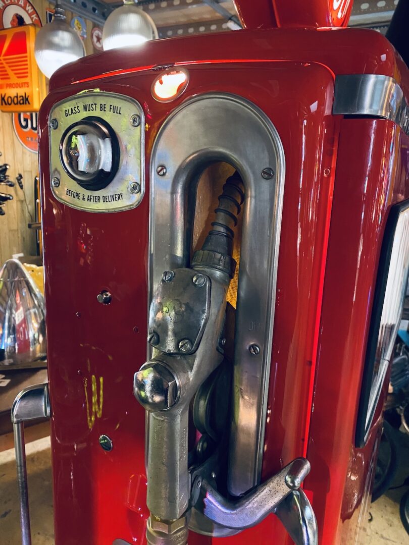 Pompe à essence américaine vintage