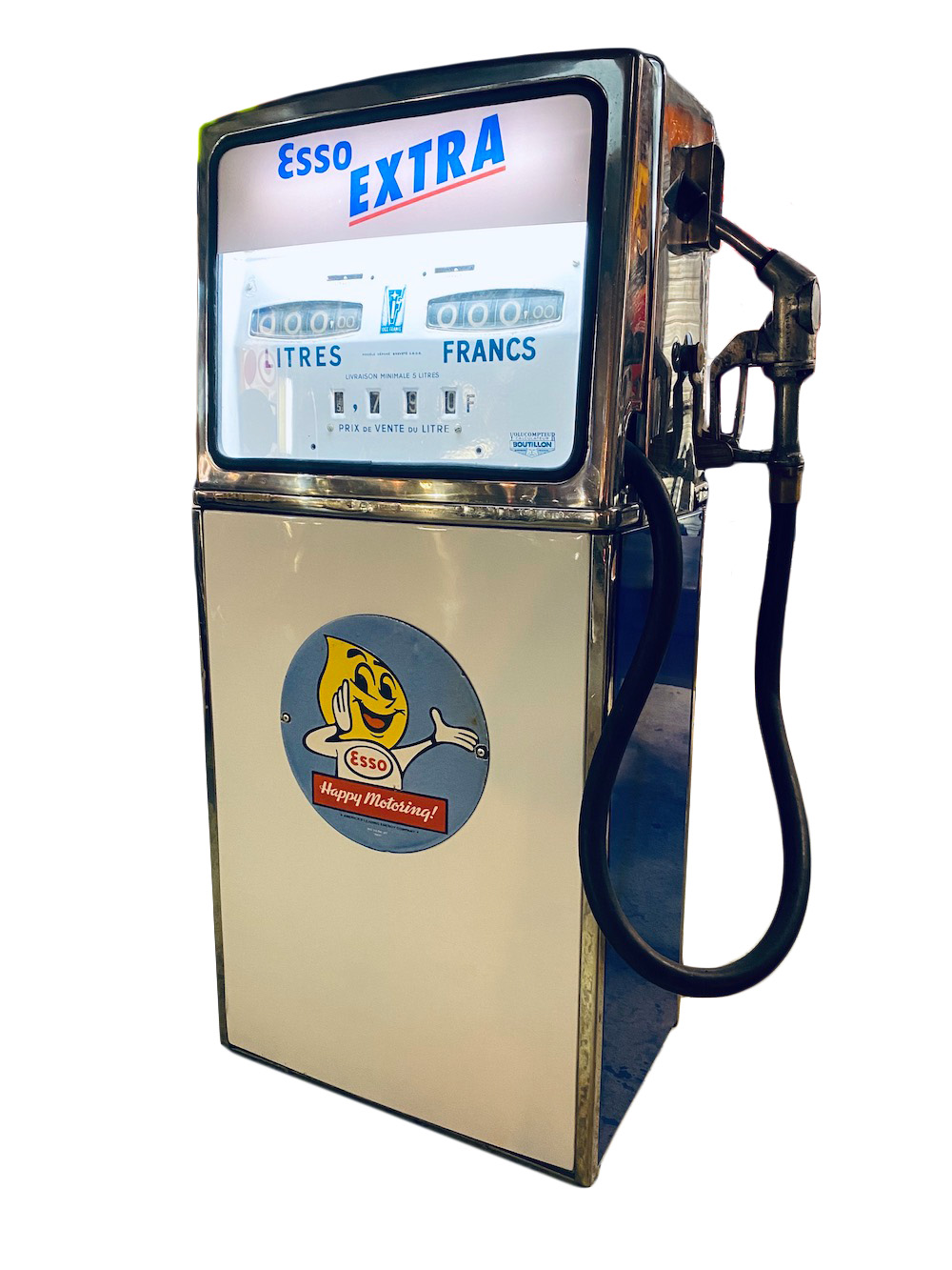 Ancienne Pompe à essence 1963 Esso - Atelier 416 Versailles