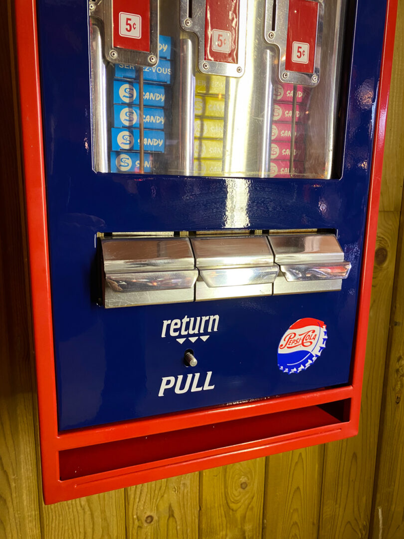 Distributeur Pepsi cola vintage