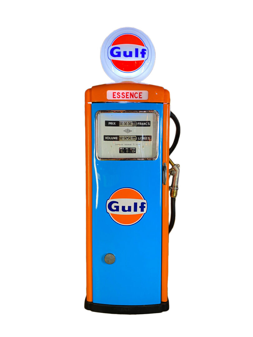 Pompe à essence Gulf Gasoline