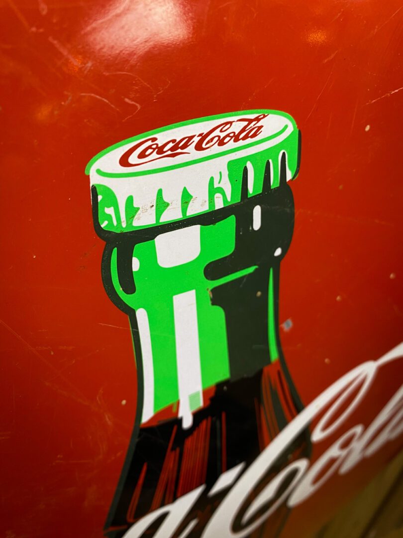 Plaque américaine coca cola