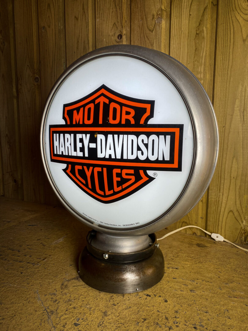 Globe lumineux Harley Davidson