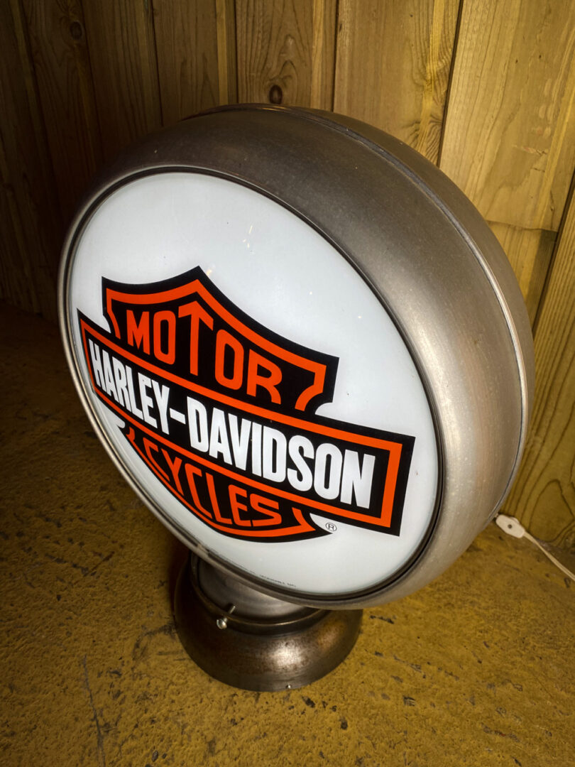 Globe de pompe à essence Harley davidson