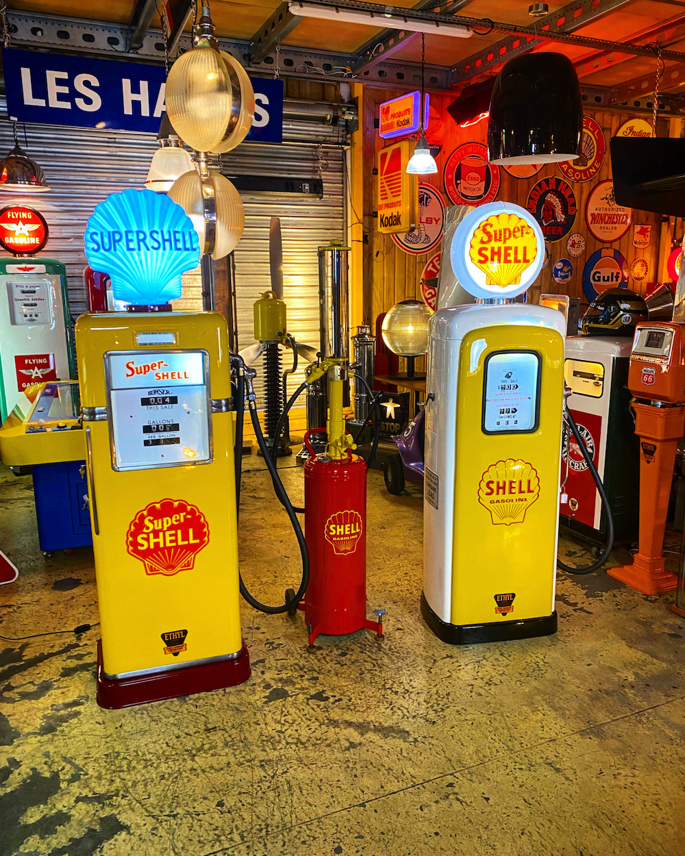 pompe à essence ancienne vintage