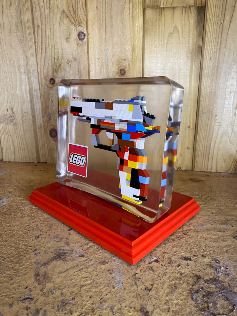 Pistolet Lego en résine