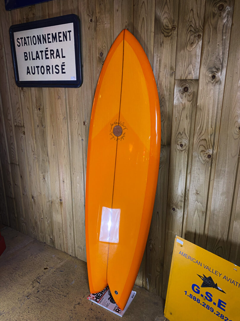 Surf orange déco