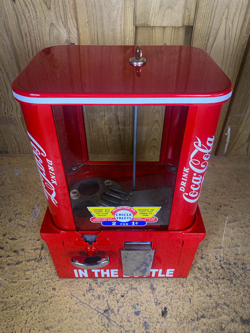 Distributeur de bonbons coca cola