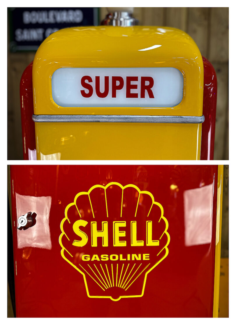 pompe essence originale shell super