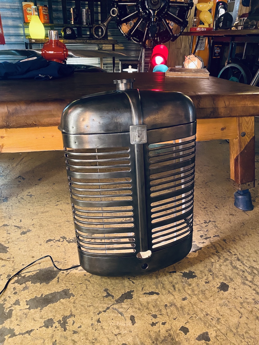 Calandre de tracteur vintage