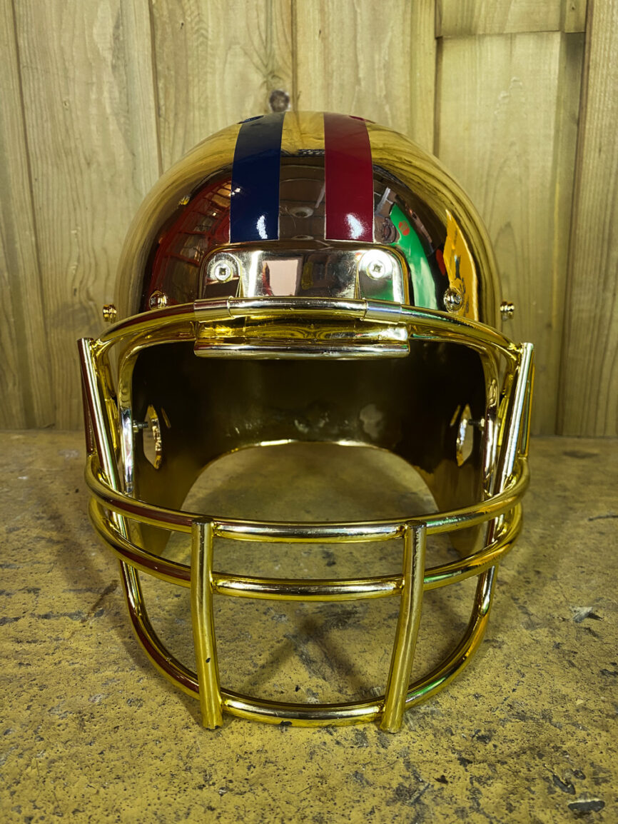 Casque NFL doré vintage