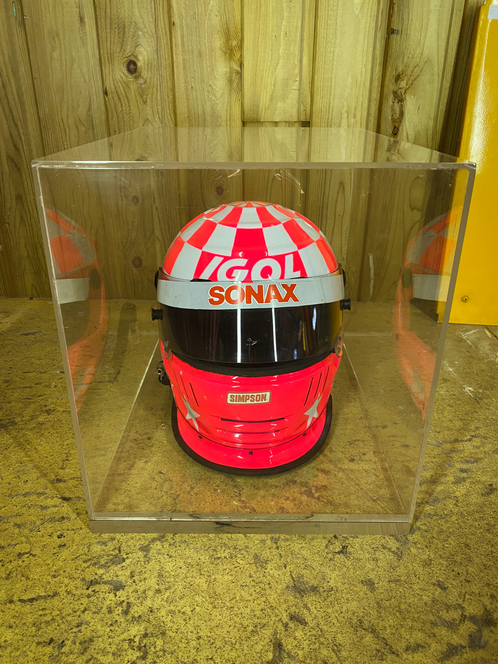 Authentique casque de pilote