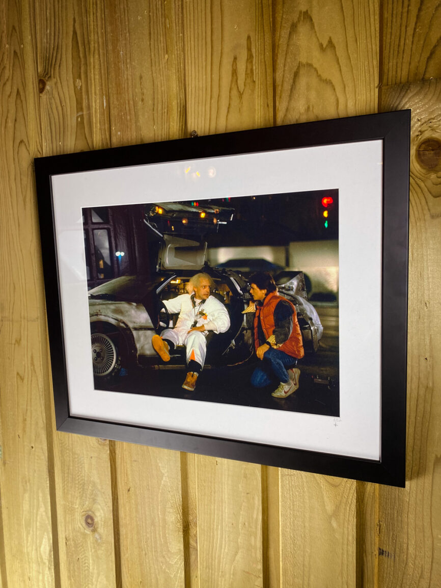 Encadrement pop retour vers le futur