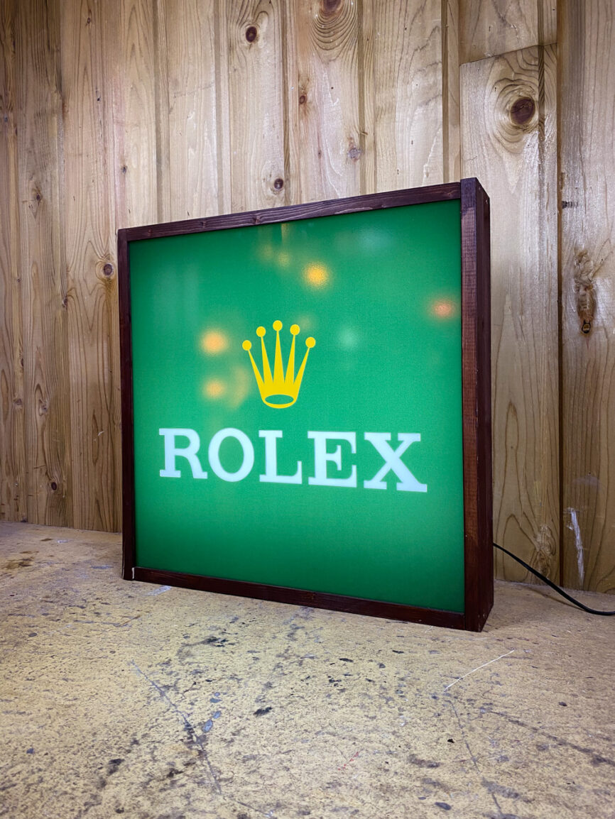 Enseigne Rolex authentique