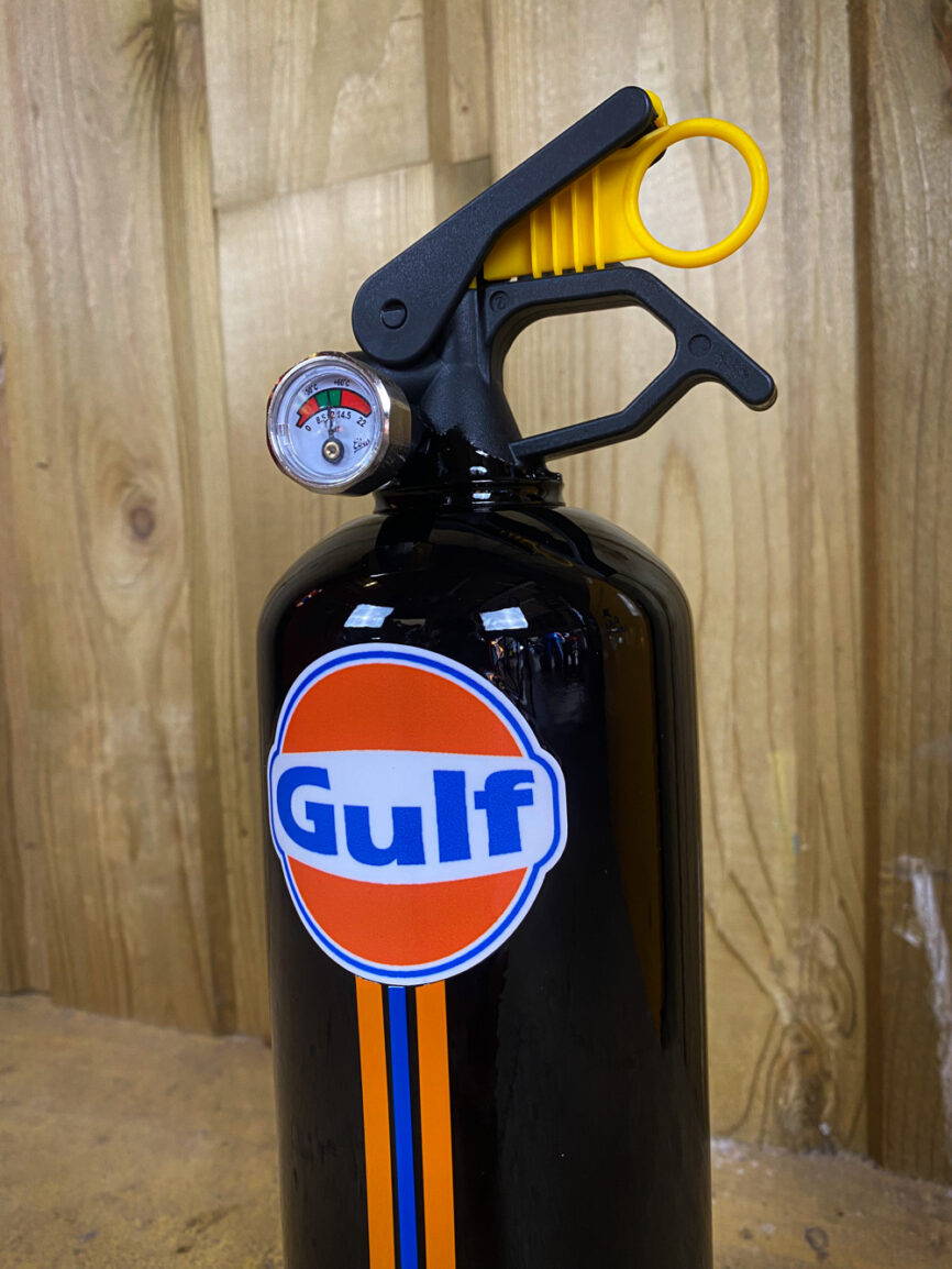 Extincteur de voiture de collection Gulf