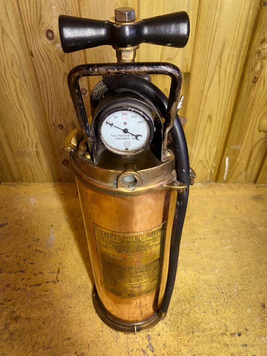 Extincteur américain vintage