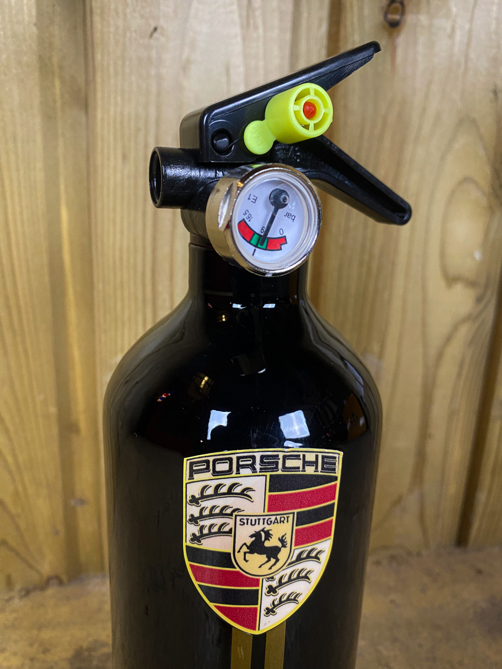 Extincteur de voiture de collection Porsche