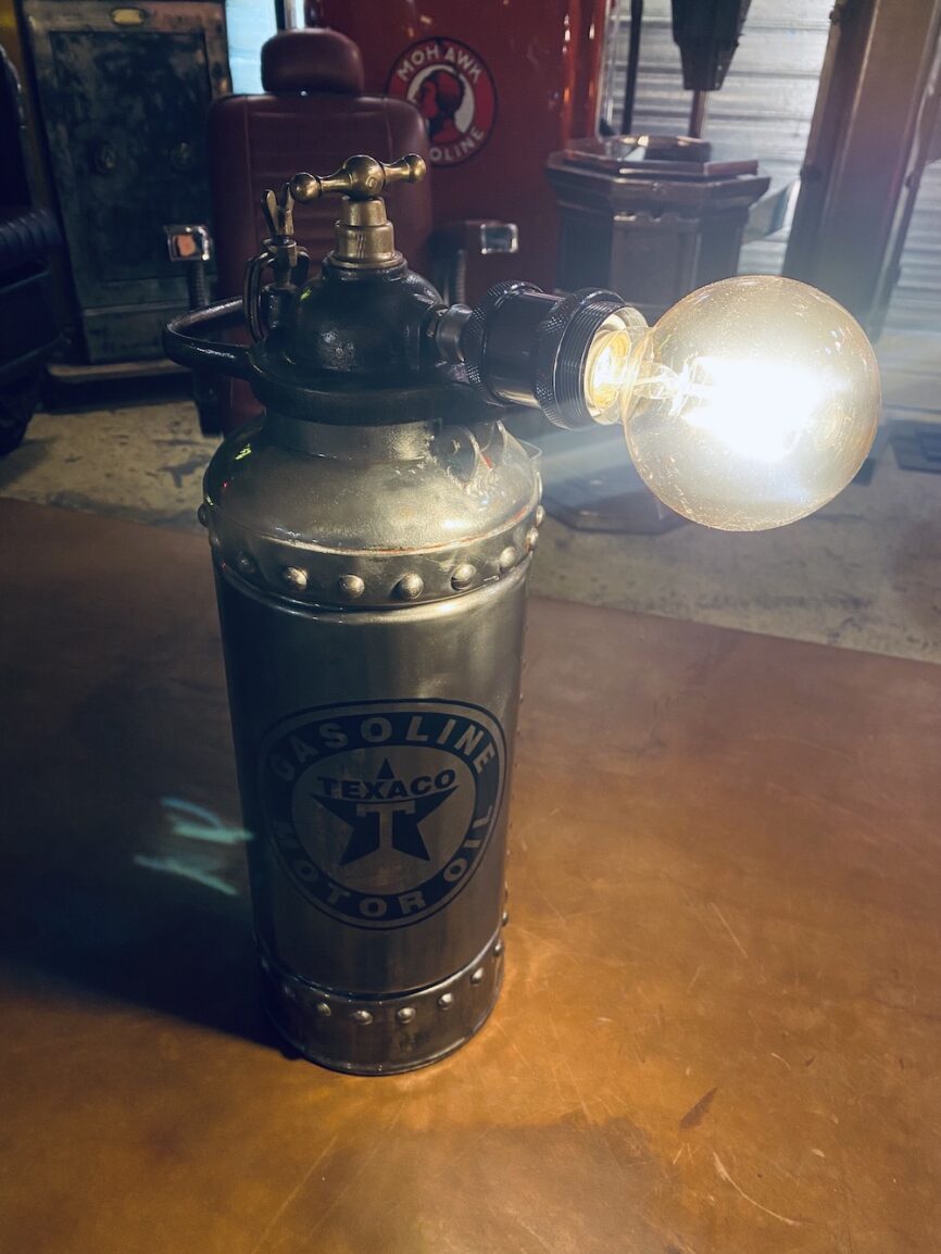 Lampe à poser originale texaco