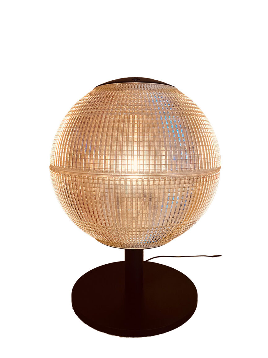 Lampe holophane sur pied