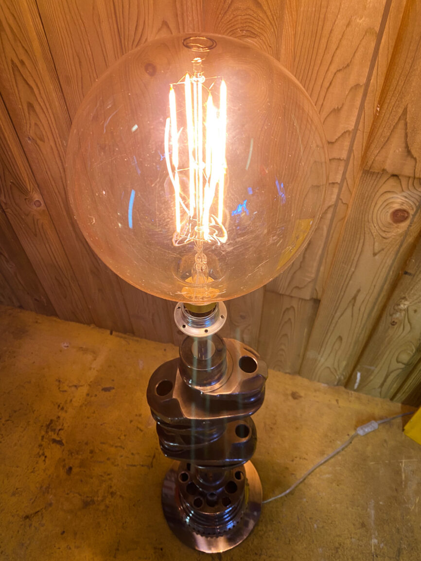 Lampe vintage esprit aviation