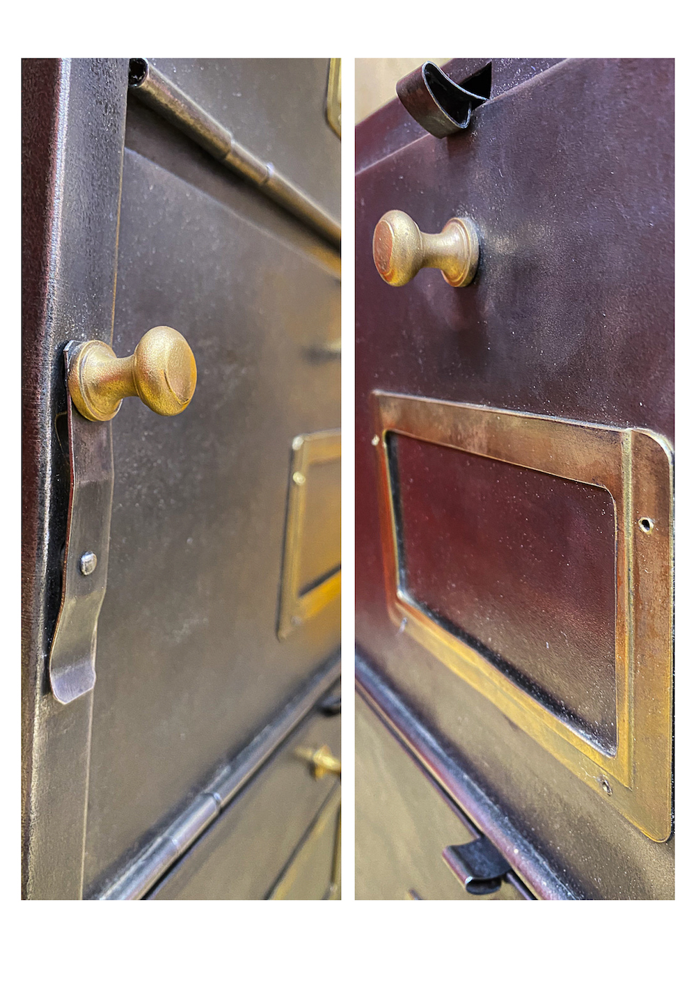 Meuble à clapets en métal