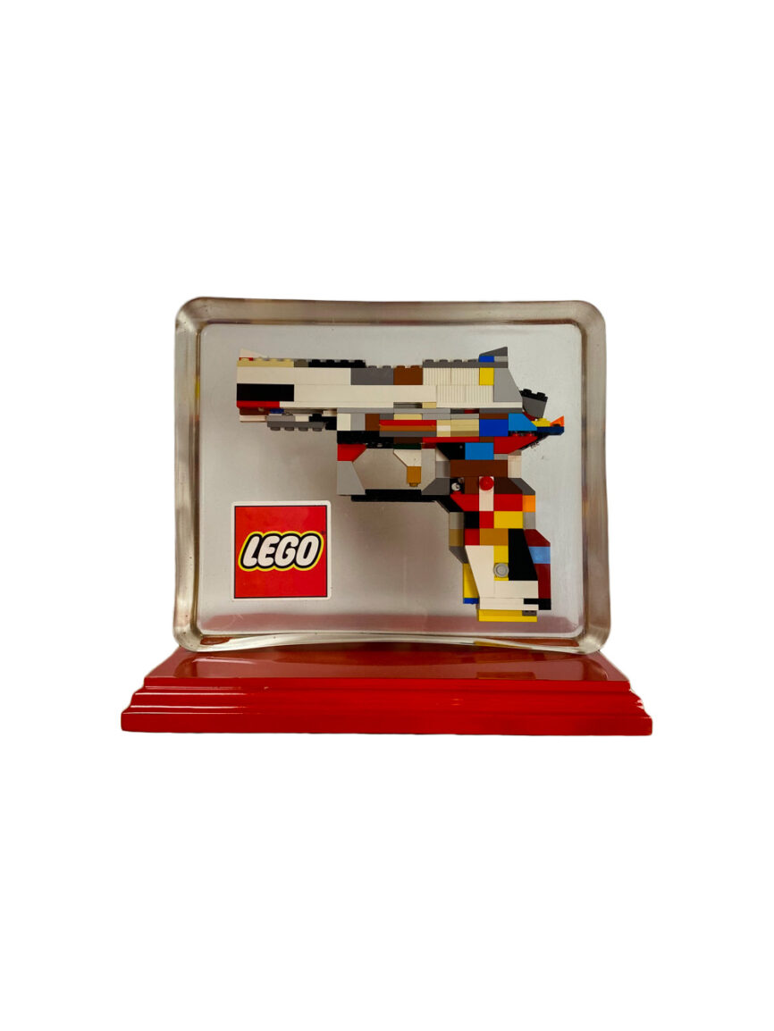Pistolet lego pop art