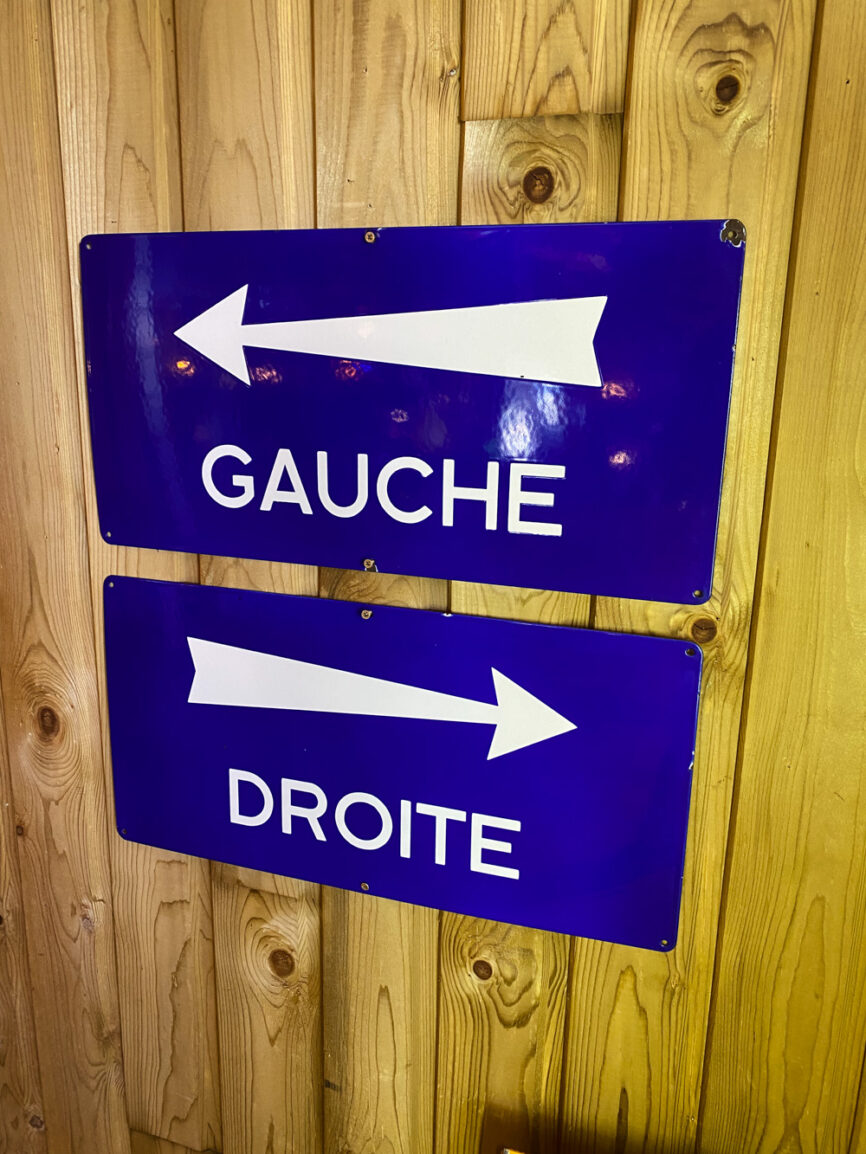 Plaques émaillées anciennes rétro