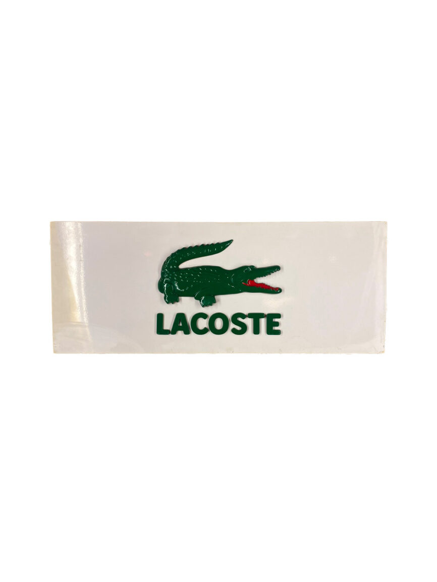 Plaque émaillée Lacoste vintage