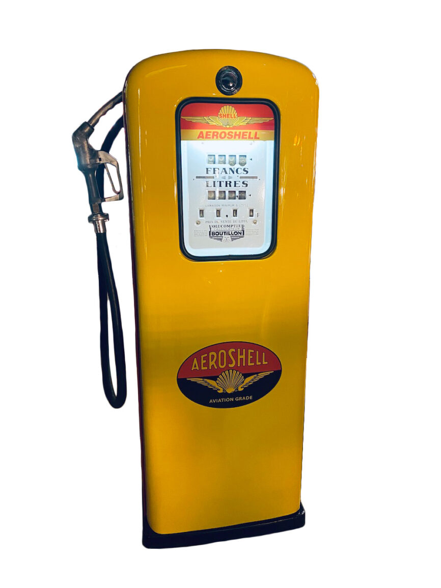 Pompe à essence vintage aeroshell