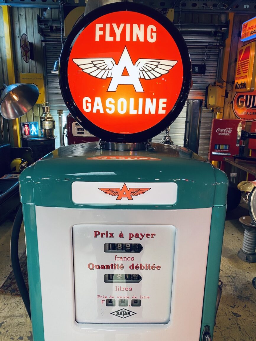 Pompe à essence vintage