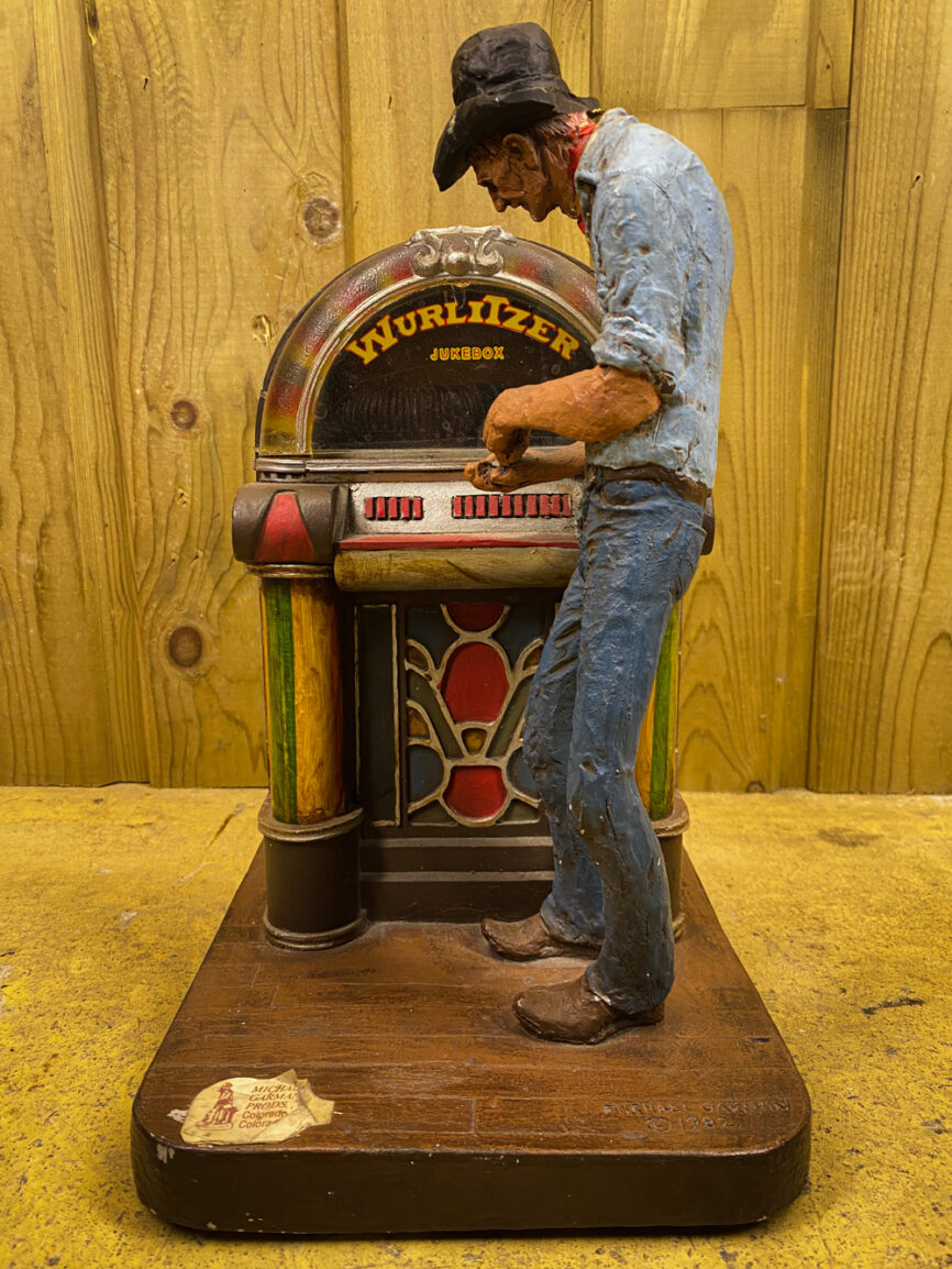 Sculpture Art cowboy Michale Garman