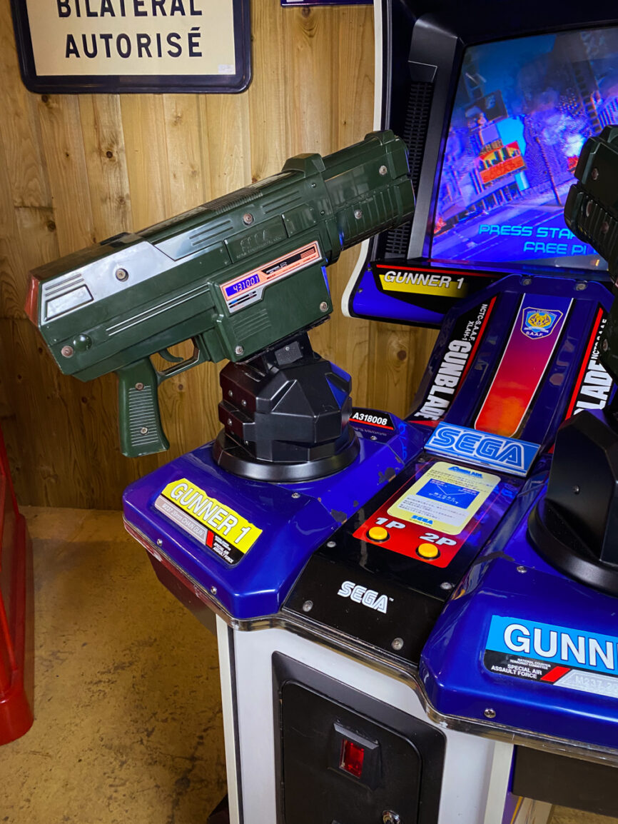 Borne d'arcade Sega vintage