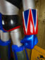 UFO ROBOT GRENDIZER statue Goldorak vs Gin Gin PVC Plastoy
