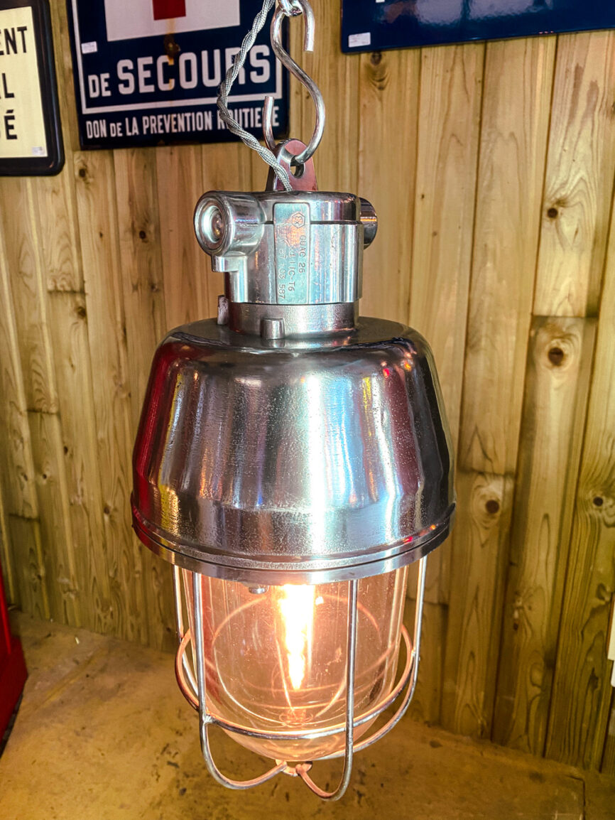 Suspension Industrielle ambiance rétro