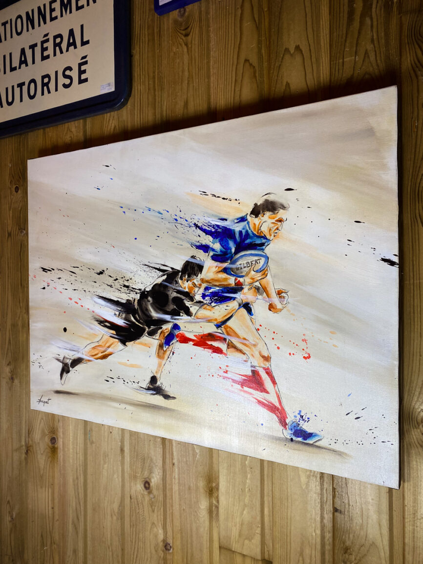 Tableau original Rugby