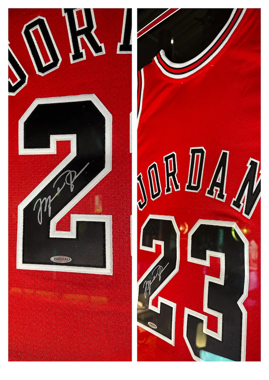 Maillot Michael Jordan dédicacé – Image 6