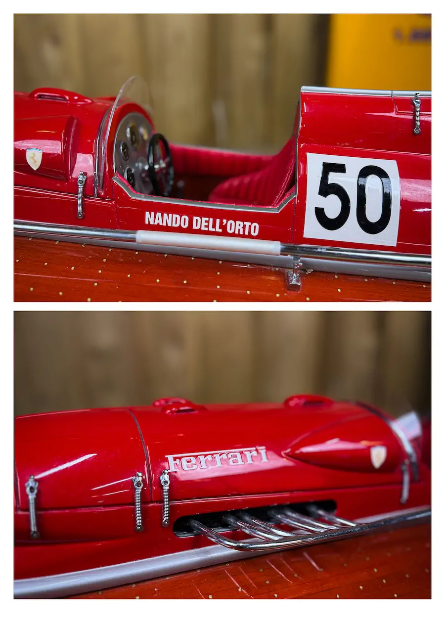 maquette ferrari en bois collection