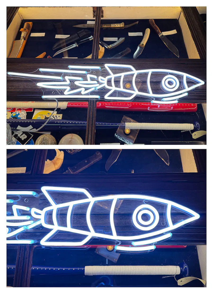 néon yellowpop rocket by andré